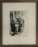 Rembrandt Restrike Etching From Copperplate By Amand Durand (1831-1905) - B