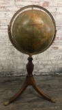Vintage Globe On Wooden Stand - 39