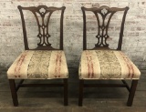 Pair Period Mahogany Chairs - 36