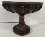 Nice Carved Pedestal Bowl - Theodore Alexander, 12½