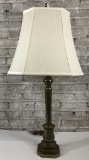 Vintage Heavy Solid Brass Lamp - 34½