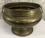 Large Brass Pot W/ Ring Handles - 18