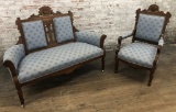 Eastlake Settee & Chair - LOCAL PICKUP ONLY