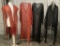 2 Very Long Sheer Cardigans - No Labels, W/ Matching Scarves