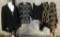1 Poncho, 1 Loose Jacket, 1 Shell, Super Cool Suede Leather Tie-Front Cape
