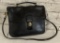 Coach Black Leather Medium Messenger Bag