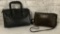 Coach Clack Leather Handle Bag; Coach Brown Leather Shoulder Bag