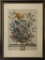 Furber, Robert Hand Colored Engraving - Month Of February, Framed W/ Glass