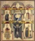 Religious Themed Painting On Board - 38½