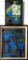 2 Karen Iverson Oils On Canvas Abstracts, 1964, Both Framed, Smaller 13½