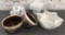 Toyo Planter; 2 McCoy Baking Dishes - Largest 8