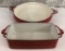 Dansk Kobenstyle Jens Quistgaard Red Loaf Pan - France, 14¼