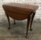 Solid Cherry Drop-Leaf Swivel-Top Table - 28