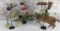 Judie Bomberger Metal Art - Alligator, Pig & Zebra