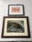 2 Photos In Frames W/ Glass - Largest 25½