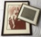 Karen Iverson Nude Framed W/ Glass & Karen Iverson Charcoal - Largest 23