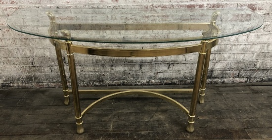 Hollywood Regency Mid-Century Sofa Table - 52"x18"x29" - LOCAL PICKUP ONLY