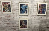 4 Collage Framed Art Pieces - 14