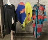 2 Capes & 1 Long Quilted Jacket