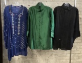 3 Tops - Blue Johnny Missing Top Button