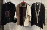 2 Jackets & 1 Loose Cardigan - Karvinen Tan Jacket No Size ( Fits Like S/M)