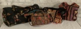 Duffel Bag; 3 Print Boho Style Handbags