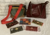 2 Handbags; 5 Pouches