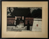 Kiyoshi Saito (1907-1997) Woodblock Print - Framed W/ Glass 20¾