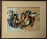 Abstract Painting - Signed Lower Left Freeland 