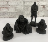4 Michael Garmin Aviator Sculptures