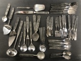 Kong Tinn Norwegian Heilag Olav Pewter Hans Menn Flatware - 10 8