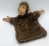 Steiff 1920s Mohair Jocko Chimp Hand Puppet - Missing Glass Eye