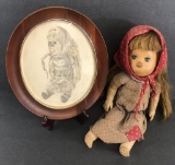 Vintage Poor Pitiful Pearl Doll; Vintage Drawing Of Poor Pitiful Pearl Doll