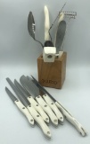 Cutco Pearl Set - Includes 7 Knives, 6 Serving Pieces, 1 Knife Sharpener, 1
