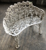 Heavy 1940s Cast Iron Bench - 34