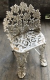 Heavy Cast Iron Armless Chair - 17