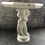 Vintage Concrete Bird Bath - 27