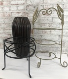Heavy Iron Vase - No Bottom, 17½