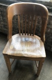 Oak Office Chair - Paul R. McCollem, K. C. Mo. - LOCAL PICKUP ONLY