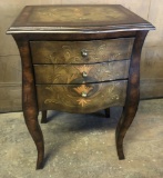 Hand Painted 3-drawer Stand - 17½