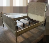 Queen Size French Style Painted Finish Bed - 61