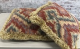 Down Filled Flame Stitch Designer Pillows - 21