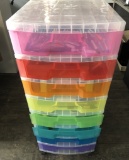 8-drawer Rolling Cart - 36.5