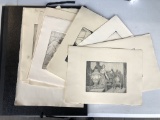 Large Lot Karen Iverson Etchings