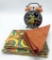 Vintage Sesame Street Big Bird Alarm Clock;     2 Sets Of 4 Vintage Napkins