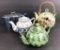 4 Teapots