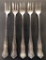 5 Mauser Silver Co. Sterling Forks - 5¾