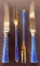 2 Pair Sterling Enameled Forks & Knives