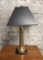 DiErras Brass & Wood Based Lamp  - Blemish On 1 Side Of Shade