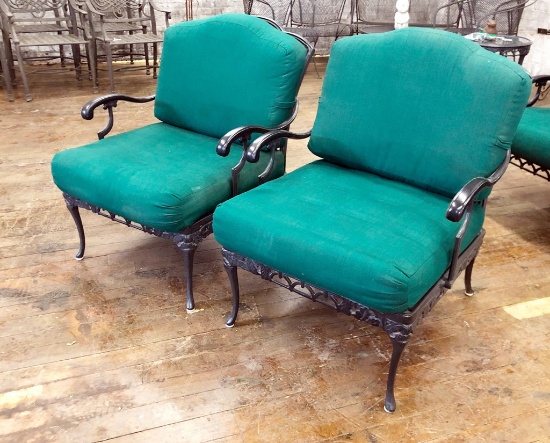 Pair Indoor/Outdoor Chairs - 27"x34"x34", From Hall's Kansas City - LOCAL P